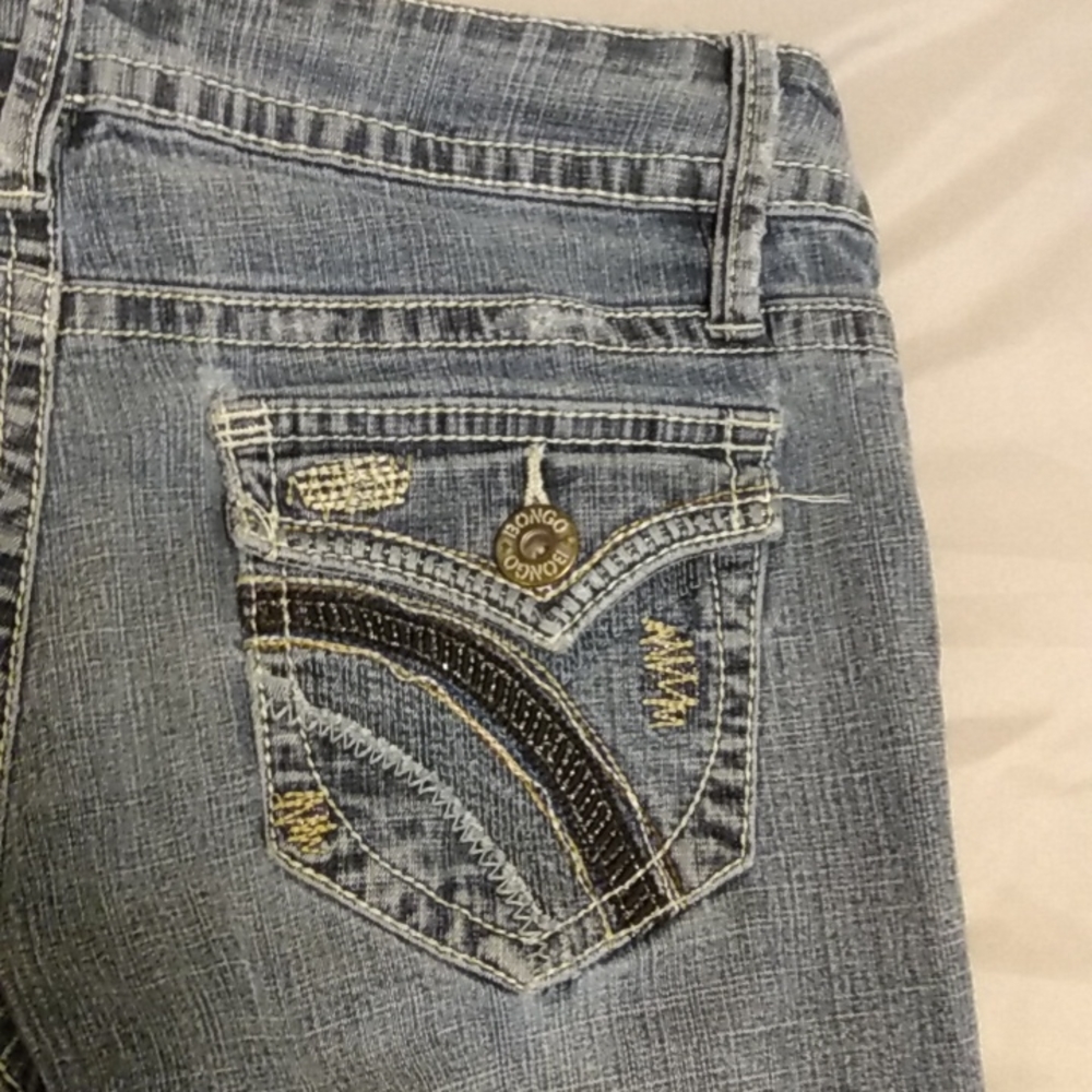 Bongo Boot Cut Stretchy Jeans - Size 5 - Picture 6 of 10